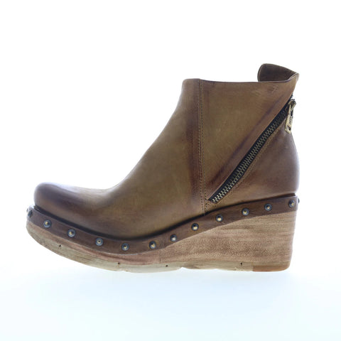 A.S. 98 Savina B13208-101 Womens Brown Leather Ankle & Booties Boots