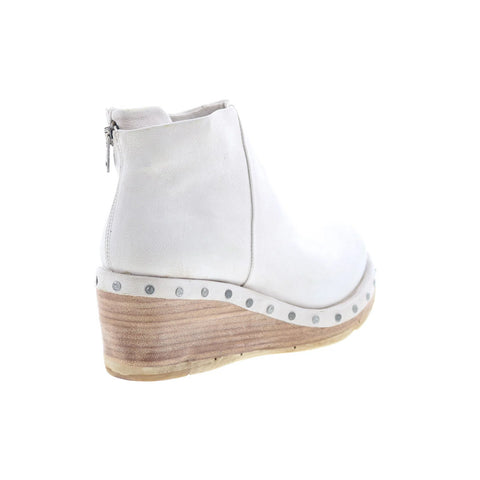 A.S. 98 Savina 523206-701-6916 Womens White Leather Casual Dress Boots