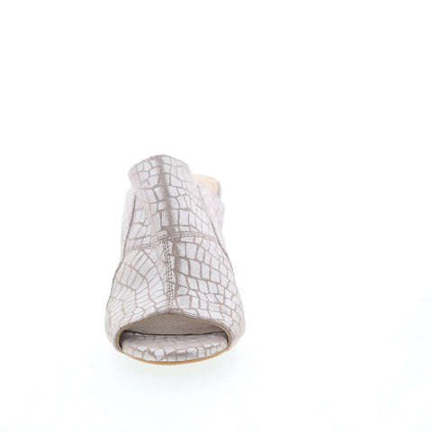 Hush Puppies Sayer Malia Mules HW06038-980 Womens Silver Pumps Heels Shoes