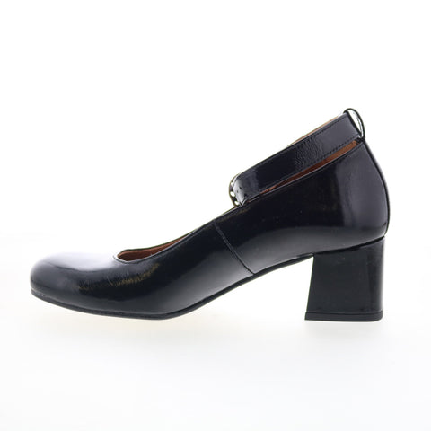 Fly London Sazi SAZI082FLY-000 Womens Black Leather Strap Pumps Heels Shoes