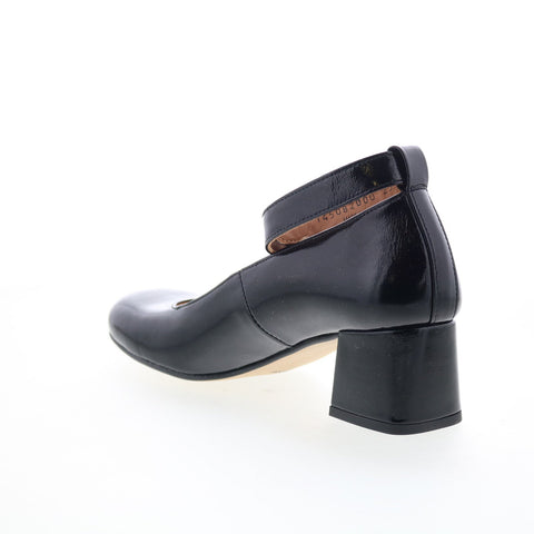 Fly London Sazi SAZI082FLY-000 Womens Black Leather Strap Pumps Heels Shoes