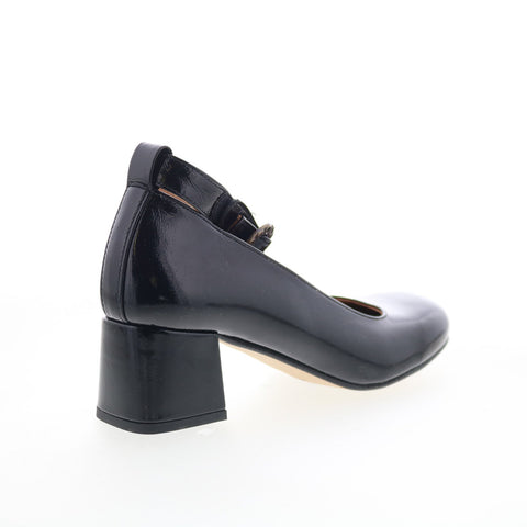 Fly London Sazi SAZI082FLY-000 Womens Black Leather Strap Pumps Heels Shoes