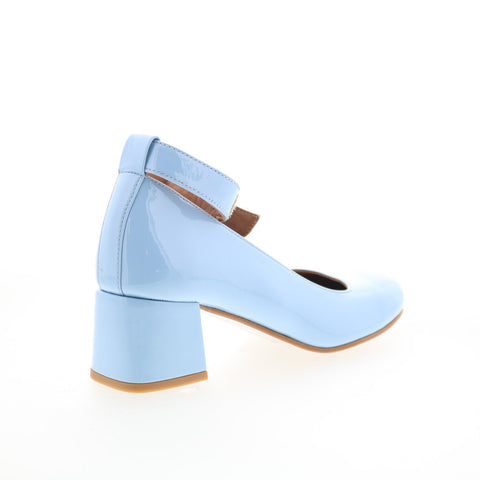 Fly London Sazi SAZI082FLY-001 Womens Blue Leather Strap Pumps Heels Shoes