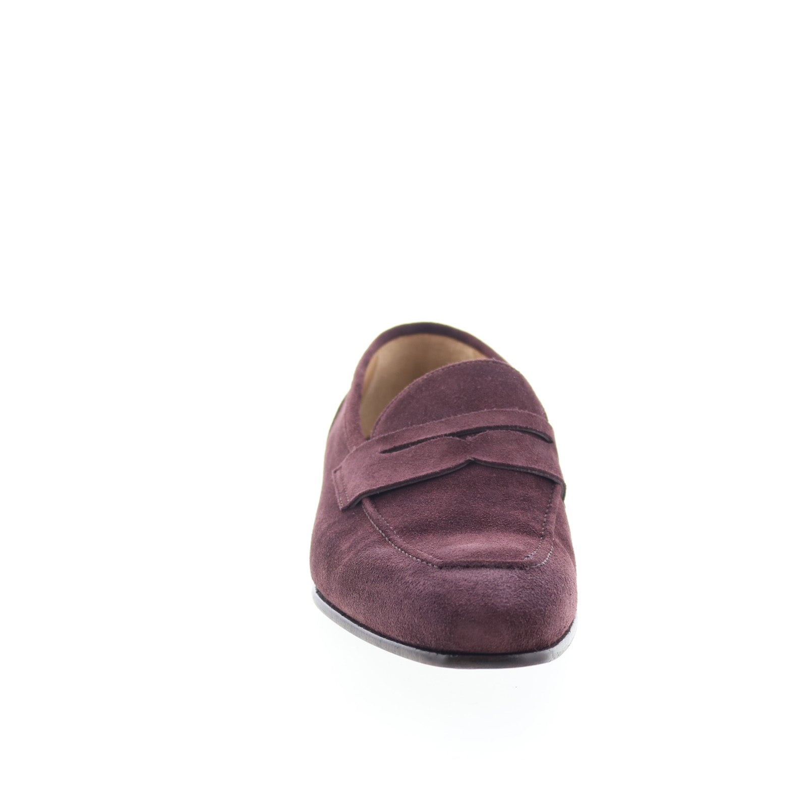 Di Bianco SBF405 Mens Burgundy Suede Slip On Loafers & Slip 