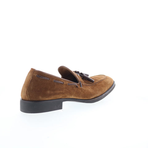 Di Bianco SC565 Mens Brown Suede Slip On Loafers & Slip Ons Casual Shoes