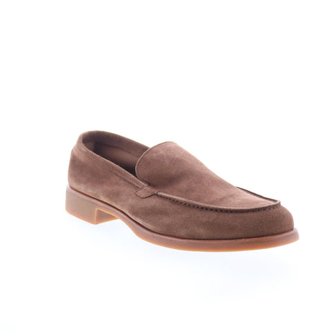 Di Bianco Velour Calf SC602 Mens Brown Loafers & Slip ons Casual Shoes