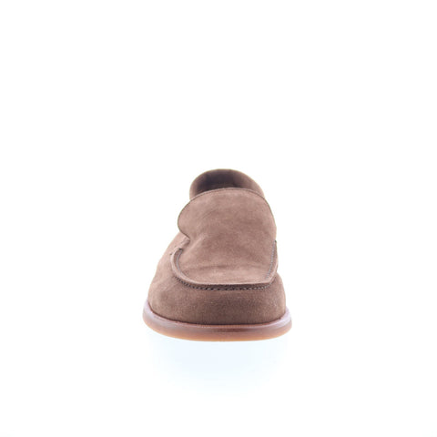 Di Bianco Velour Calf SC602 Mens Brown Loafers & Slip ons Casual Shoes