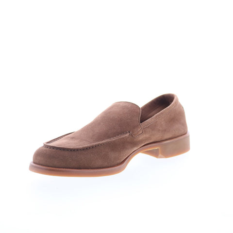 Di Bianco Velour Calf SC602 Mens Brown Loafers & Slip ons Casual Shoes