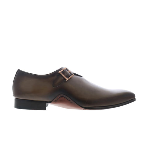 Mezlan Scarpe Monk Strap 21125 Mens Brown Loafers & Slip Ons Casual Shoes