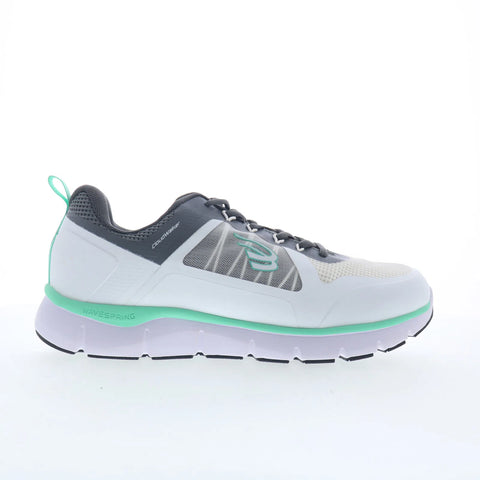 Spira Cloud Walker Wide Womens White Wide Lifestyle Sneakers Shoes