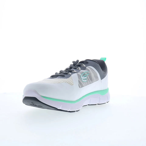 Spira Cloud Walker Wide Womens White Wide Lifestyle Sneakers Shoes