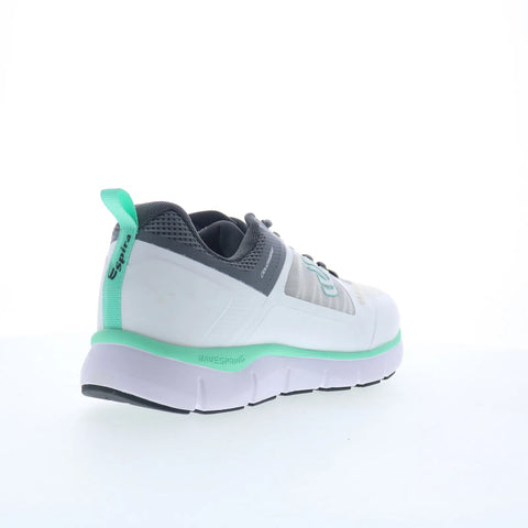 Spira Cloud Walker Wide Womens White Wide Lifestyle Sneakers Shoes