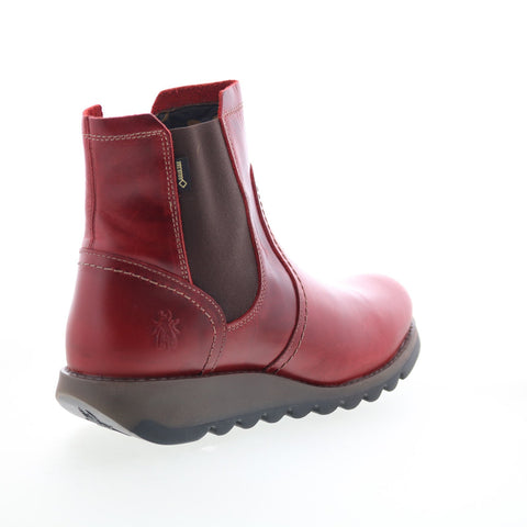 Fly London Scon SCON058FLY-004 Womens Red Leather Chelsea Boots