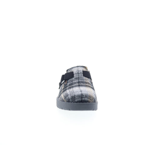Easy Spirit Scuff 2 SESCUFF2 Womens Gray Canvas Mule Flats Shoes