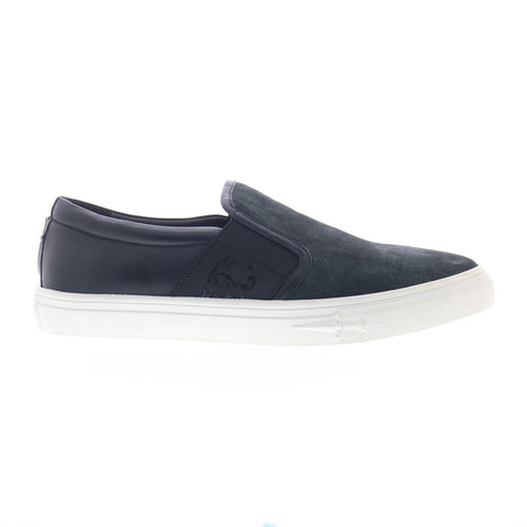 Robert Graham Sandom RG4037S Mens Black Leather Lifestyle Sneakers Shoes