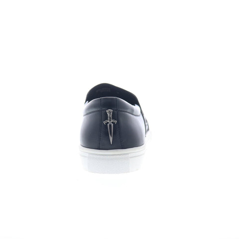 Robert Graham Sandom RG4037S Mens Black Leather Lifestyle Sneakers Shoes