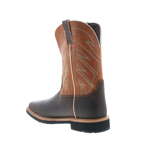 Justin Boots Electrician 11" Steel Toe Mens Brown Wide Work & Safety Boots