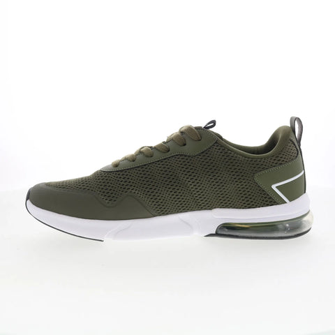 Nautica Seaboard CM0784 Mens Green Canvas Lace Up Lifestyle Sneakers Shoes