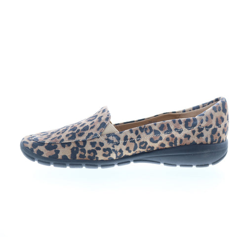 Easy Spirit Abriana SEABRIANA Womens Brown Suede Slip On Loafer Flats Shoes