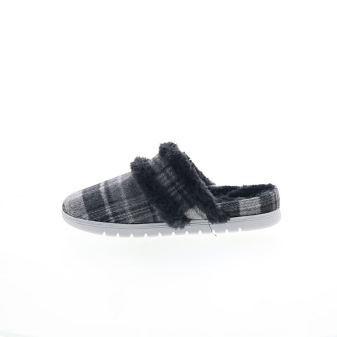 Easy Spirit Season 2 SESEASON2 Womens Black Canvas Mule Flats Shoes