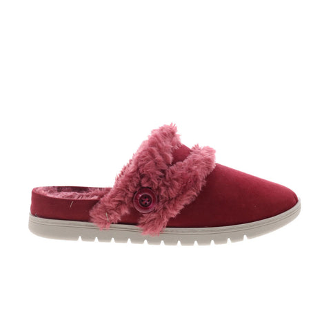 Easy Spirit Season 2 SESEASON2 Womens Red Canvas Mule Flats Shoes