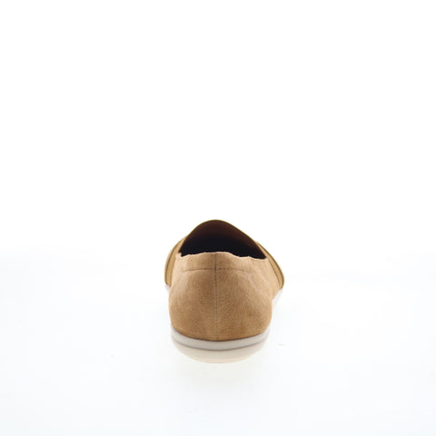 Easy Spirit Bounce SEBOUNCE Womens Brown Wide Suede Loafer Flats Shoes