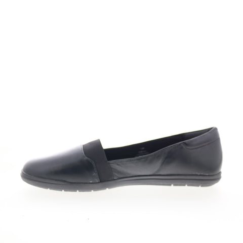 Easy Spirit Brylee SEBRYLEE Womens Black Leather Loafer Flats Shoes