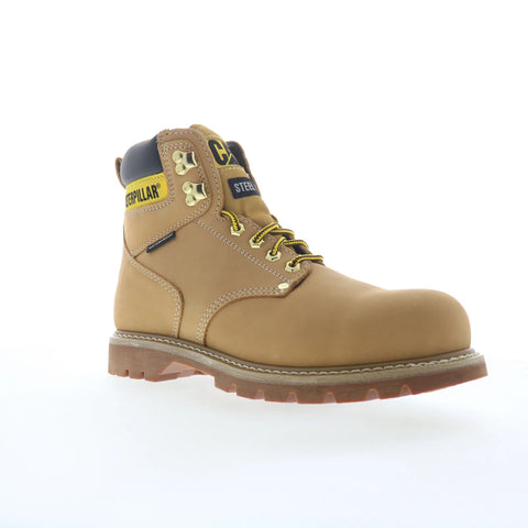 Caterpillar Second Shift Waterproof ST Mens Brown Wide Work & Safety Boots