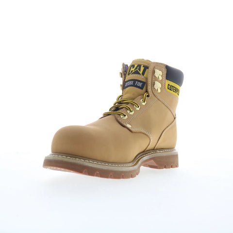 Caterpillar Second Shift Waterproof ST Mens Brown Wide Work & Safety Boots