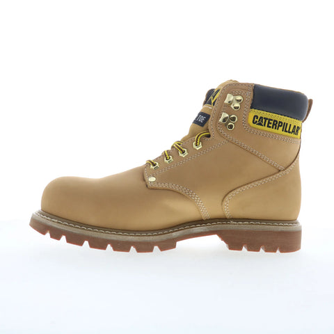 Caterpillar Second Shift Waterproof ST Mens Brown Wide Work & Safety Boots