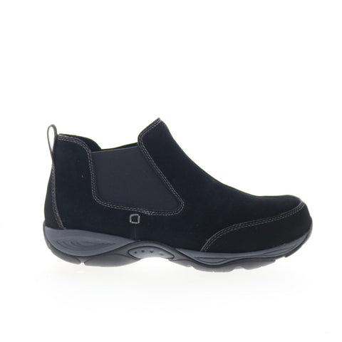 Easy Spirit Seexceed Womens Black Synthetic Slip On Casual Dress Boots