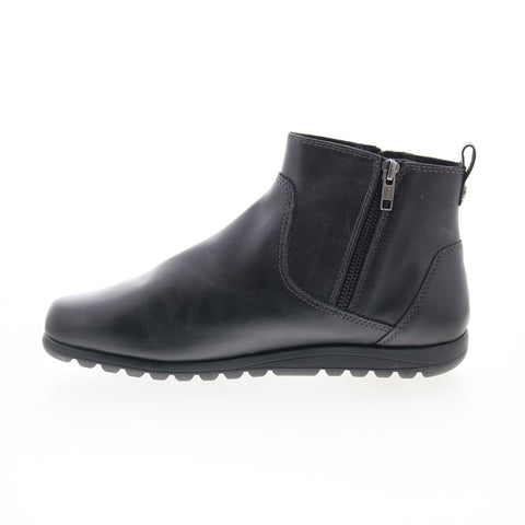 Taos Select SEL-14157 Womens Black Wide Leather Zipper Casual Dress Boots