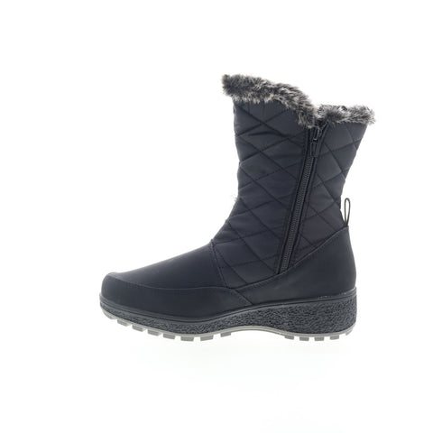 Easy Spirit Margo SEMARGO Womens Black Canvas Casual Dress Boots