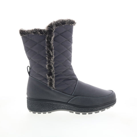 Easy Spirit Semargo SESEMARGO Womens Gray Canvas Casual Dress Boots