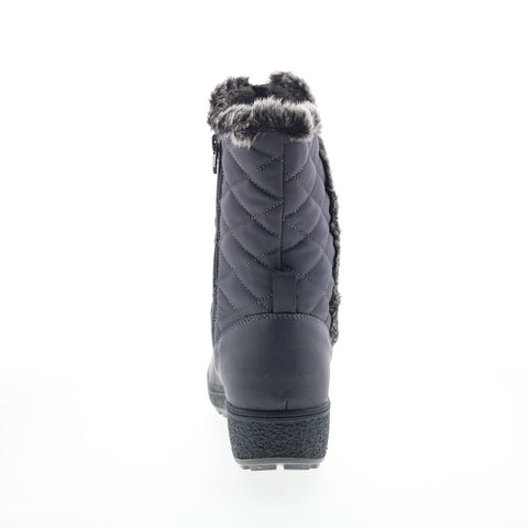 Easy Spirit Semargo SESEMARGO Womens Gray Canvas Casual Dress Boots