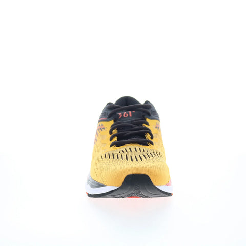 361 Degrees Sensation 4 Y906-2309 Mens Yellow Athletic Running Shoes 