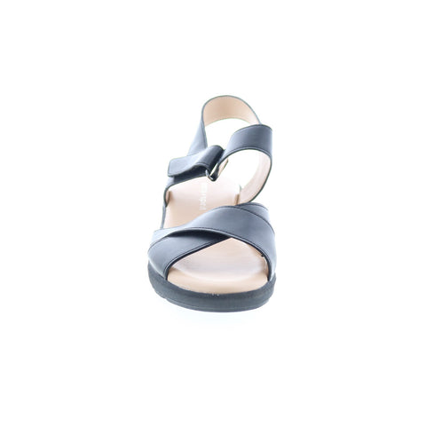 Easy Spirit Pacey 3 SEPACEY3 Womens Black Wide Wedges Sandals Shoes