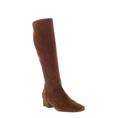 Aquatalia Serafina TW5SERB1 Womens Brown Suede Zipper Knee High Boots