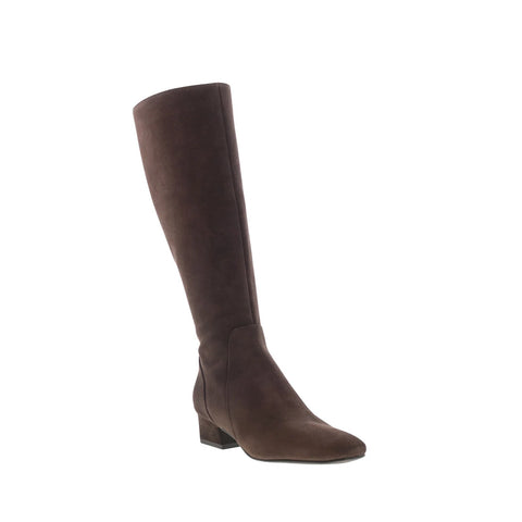 Aquatalia Serafina TW5SERC16 Womens Brown Suede Zipper Knee High Boots