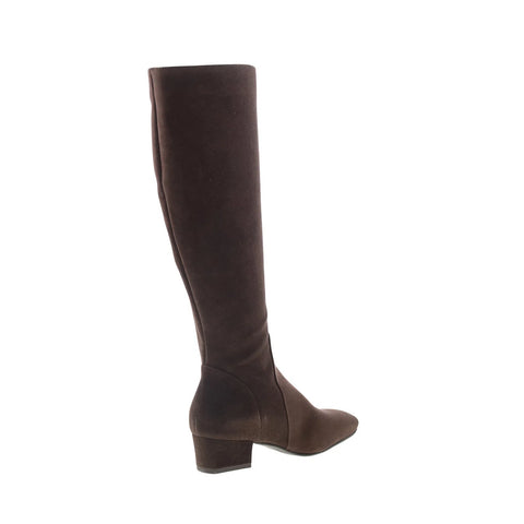 Aquatalia Serafina TW5SERC16 Womens Brown Suede Zipper Knee High Boots