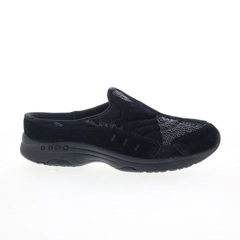 Easy Spirit Traveltime 561 Martha Stewart Womens Black Narrow Flats Shoes