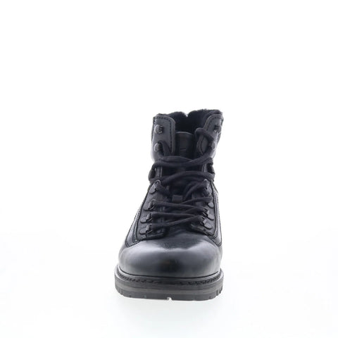 Pajar Seymour 54082 Mens Black Leather Lace Up Ankle Boots