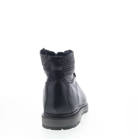 Pajar Seymour 54082 Mens Black Leather Lace Up Ankle Boots