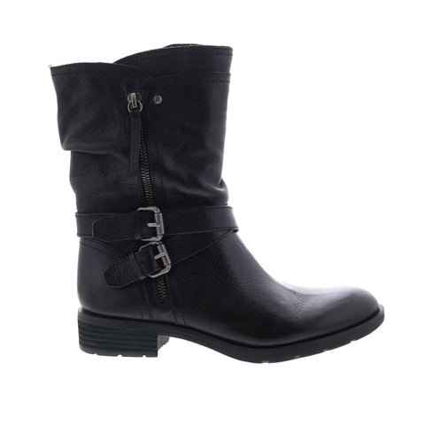 Sofft Barcelona SF0007521 Womens Black Leather Zipper Casual Dress Boots