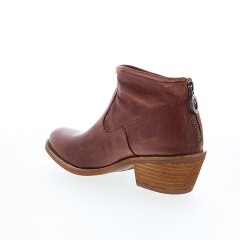 Sofft Aisley SF00358 Womens Brown Leather Zipper Ankle & Booties Boots