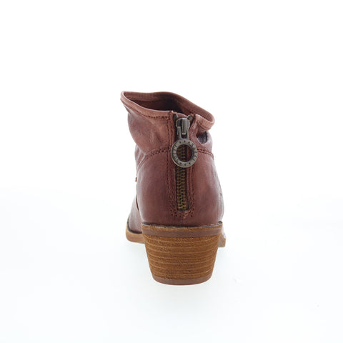 Sofft Aisley SF00358 Womens Brown Leather Zipper Ankle & Booties Boots