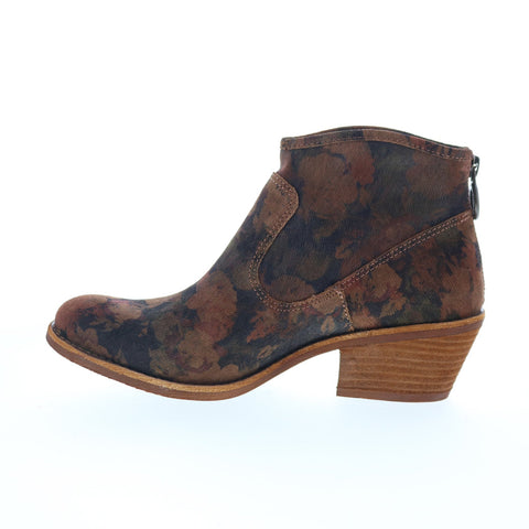 Sofft Aisley SF00358 Womens Brown Suede Zipper Ankle & Booties Boots