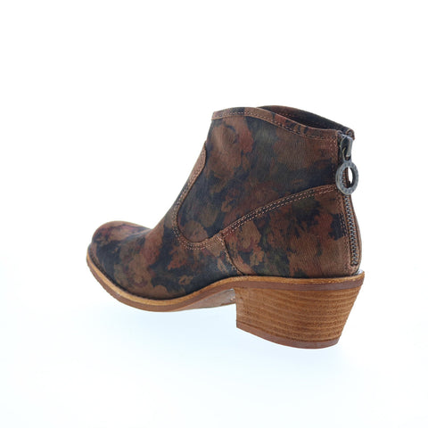 Sofft Aisley SF00358 Womens Brown Suede Zipper Ankle & Booties Boots