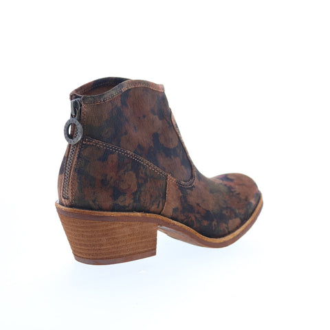 Sofft Aisley SF00358 Womens Brown Suede Zipper Ankle & Booties Boots