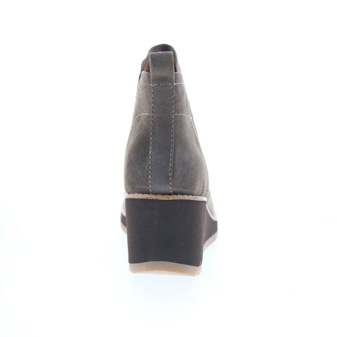 Sofft Emeree SF00490 Womens Gray Suede Slip On Ankle & Booties Boots